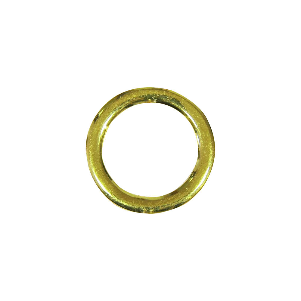 Кольцо металл 10263 20мм GOLD. Перетяжка металл Кольцо