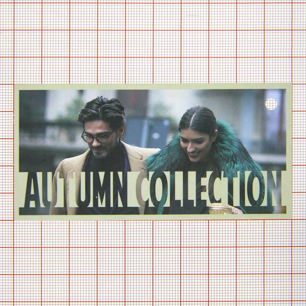 Этикетка бумажная Autumn Collection 50*100мм Пара, шт. Этикетка бумага