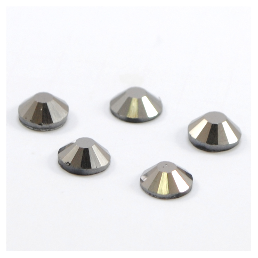 SW Камни клеевые, SS30 А black hematite, 1уп /7,2тыс.шт/. Стразы класс А, АА