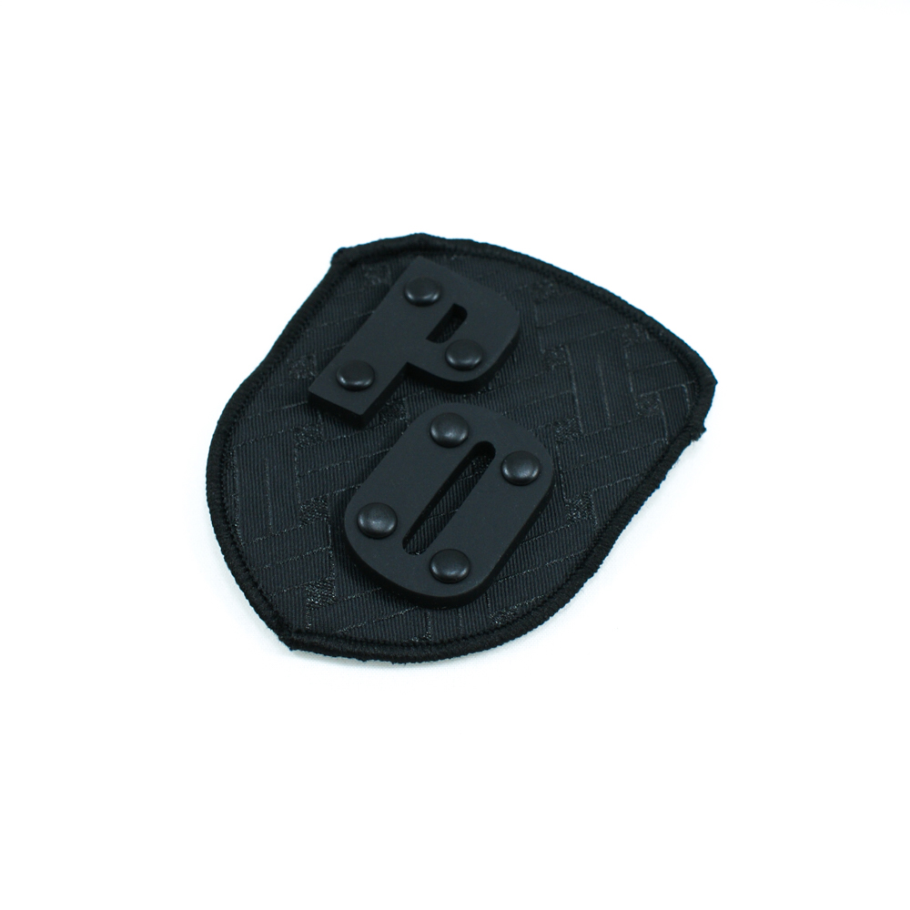 Лейба тканевая, резина РО 6,5*8см черный, шт. Лейба Ткань