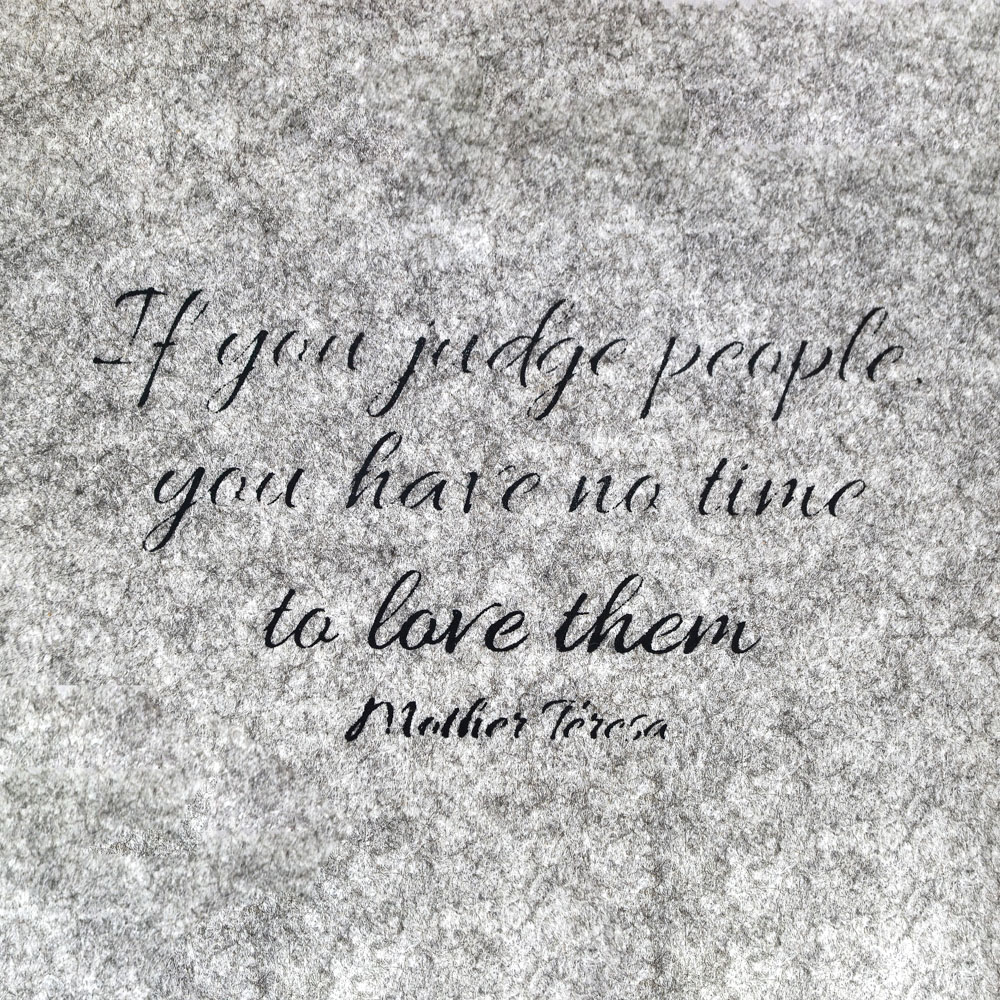 Термоаппликация №13-2 If you judge people… (текст) черный 82*155мм, шт. Термопереводки Надписи