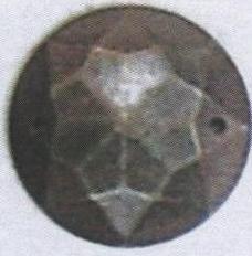 Стразы стекл. пришивные №20  круглые ANTIK (20мм), 1тыс.шт. Стразы пришивные