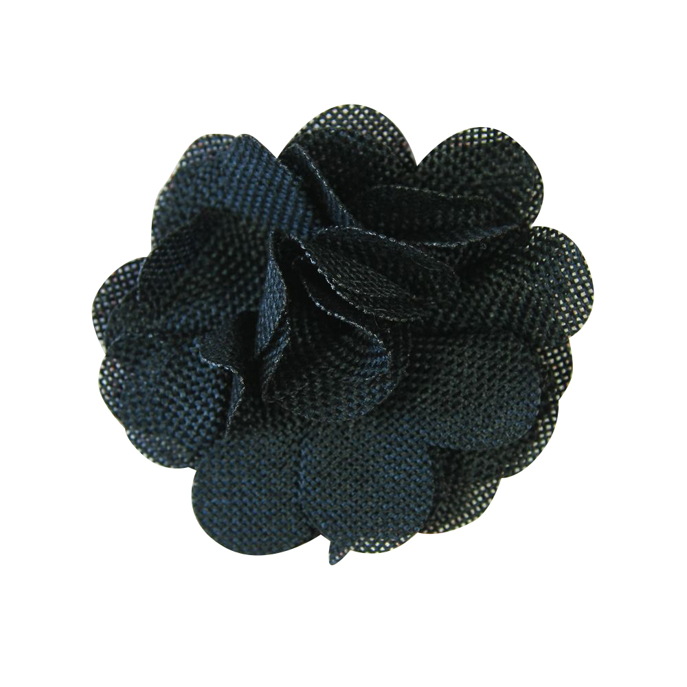 Аппликация декор обувная F-5571 Пион черный бантик-сетка, шт. Аппликации Пришивные Цветы Банты