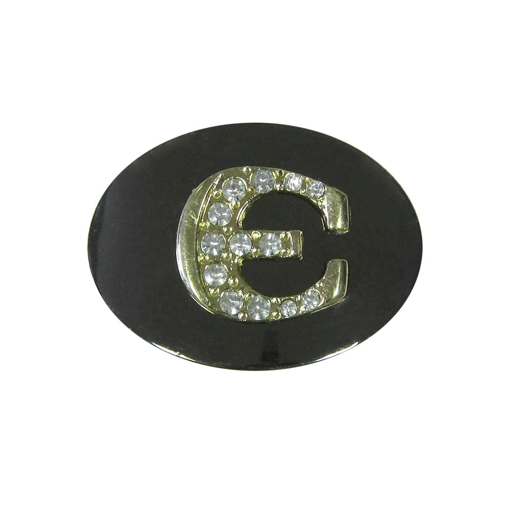 Краб металл E (камни), овал, 4,6*3,3см, BN, gold, шт. Крабы Металл Геометрия Декор