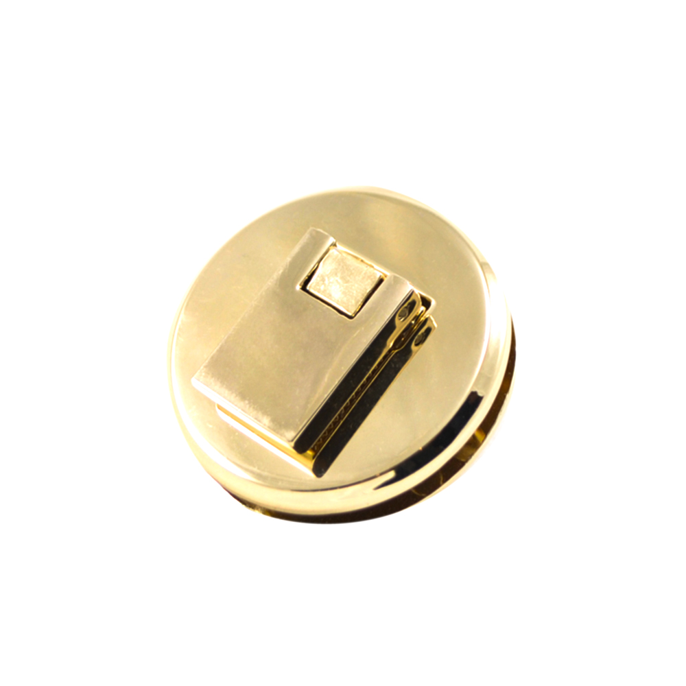 Замок сумочный E301 клипса 45мм GOLD, шт. Сумочная фурнитура