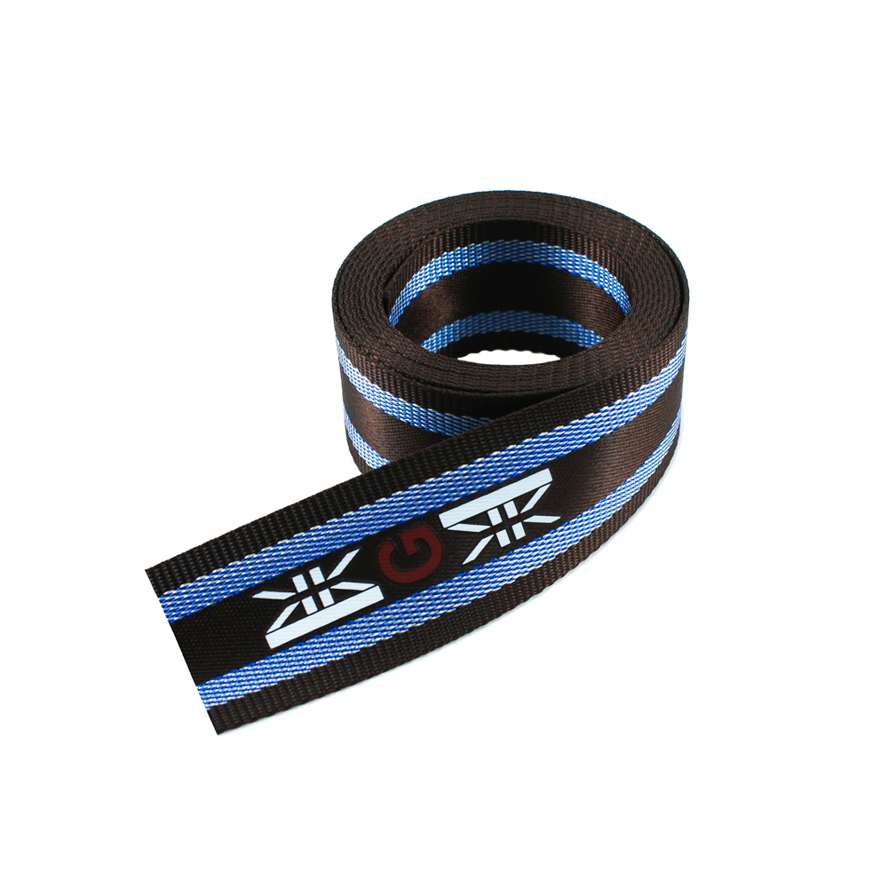 Тесьма DZ-885 G 3,2см КОРИЧНЕВАЯ  ярд. Тесьма