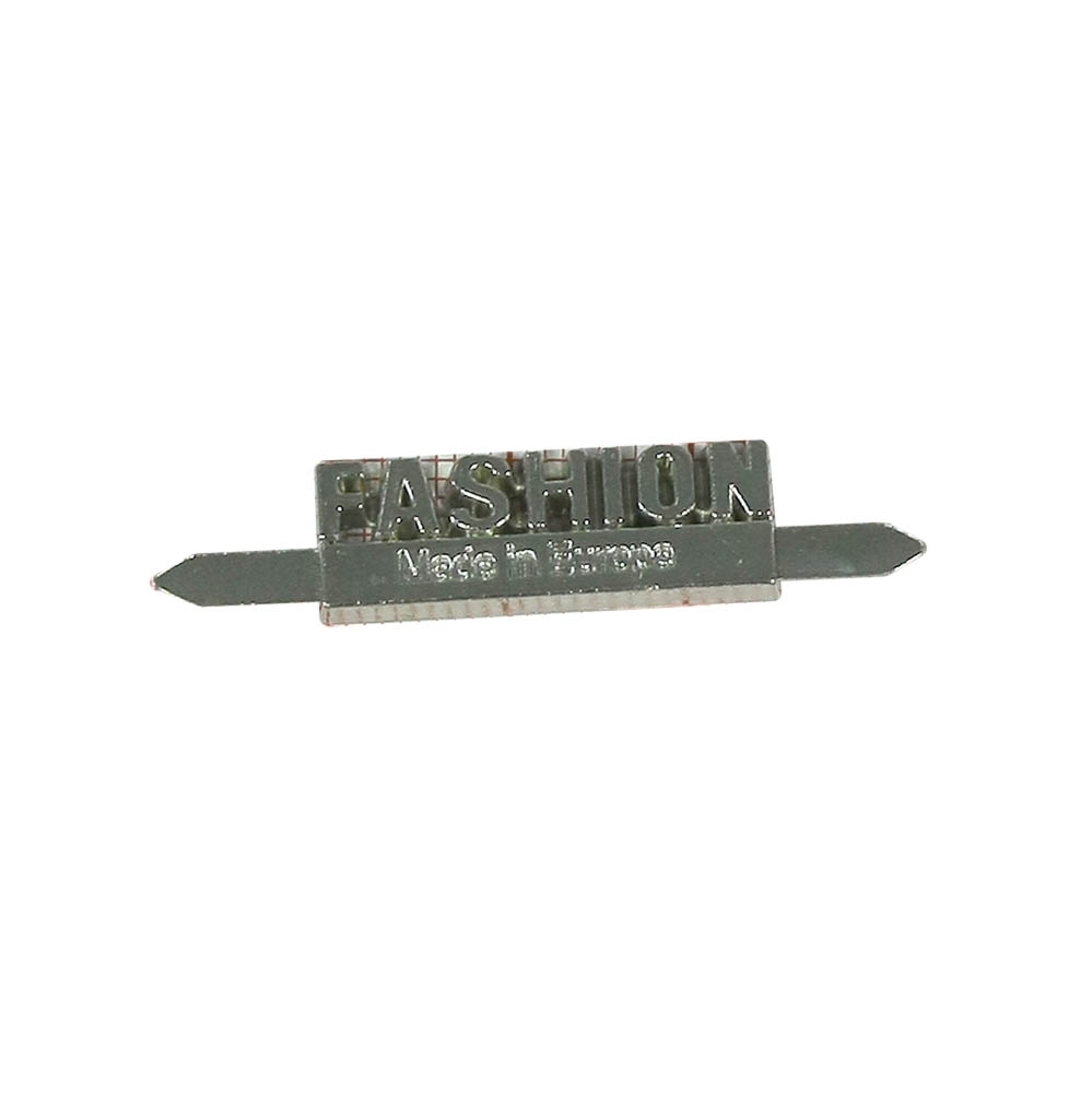 Краб металл FASHION, nikel, 2,5*0,8см, шт. Крабы Металл Надписи, Буквы