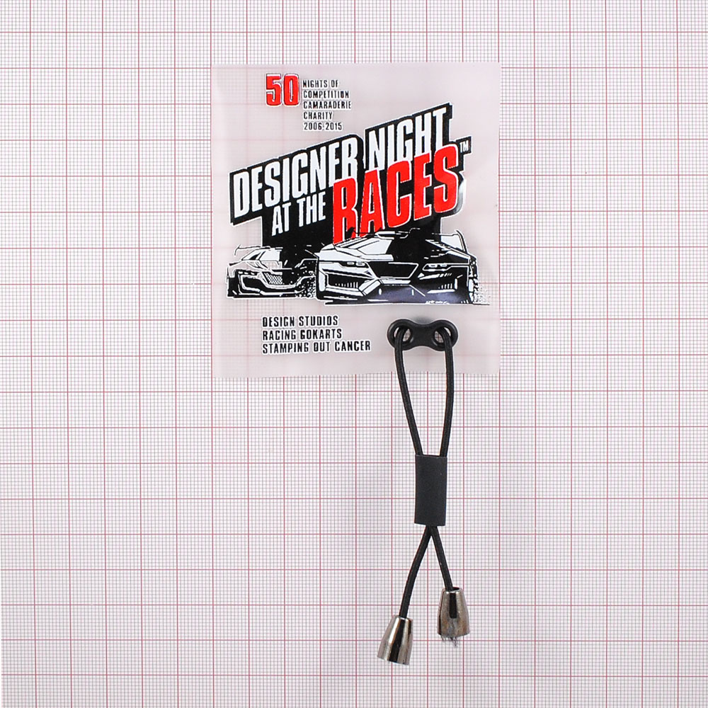 Лейба клеенка RACES с подвеской 8*17см, прозрачный, черный, красный, шт. Лейба Клеенка