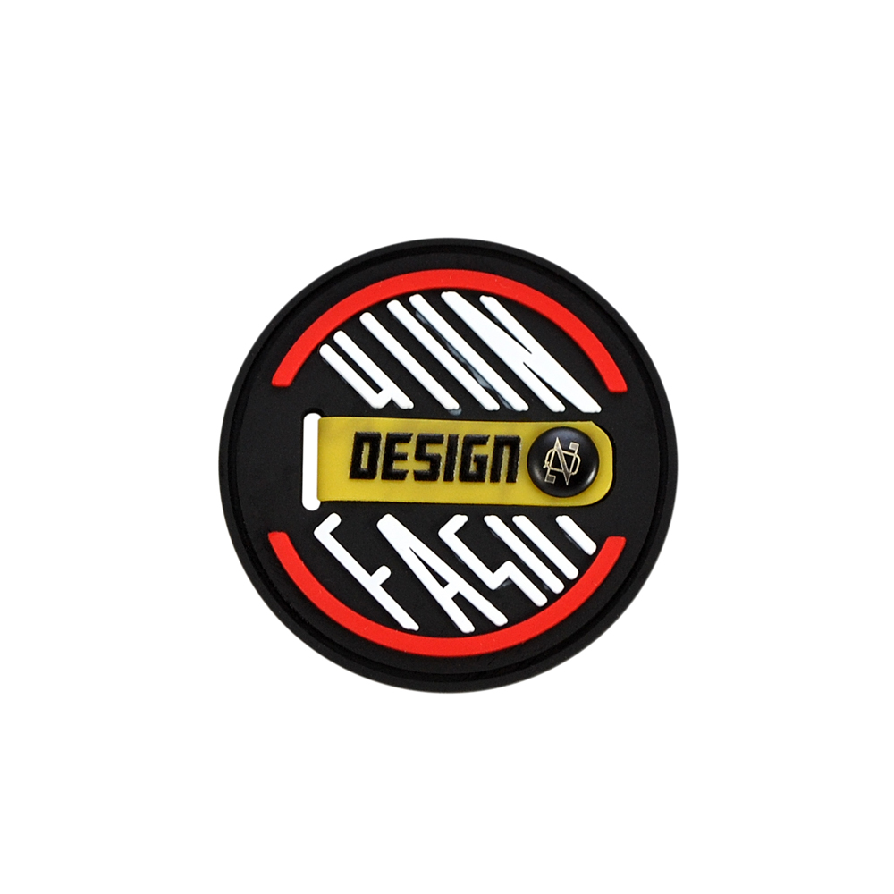 Лейба резиновая с хольнитеном DESIGN, 5*5см, черный, белый, красный, желтый, шт. Лейба Резина