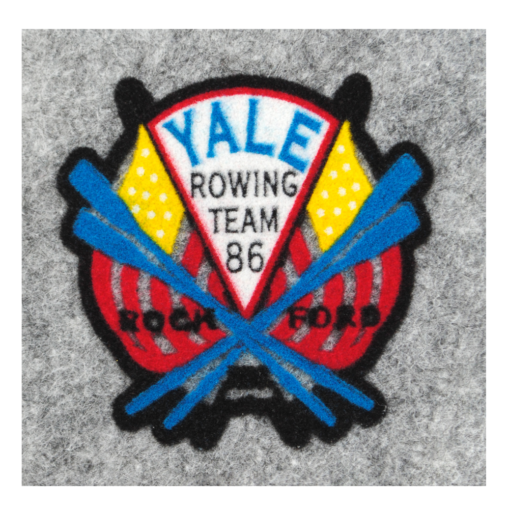 Термоаппликация флок YALE TEAN 86, 70*70мм, фигурная, синий, красный, белый, желтый, шт. Термопереводки Флок