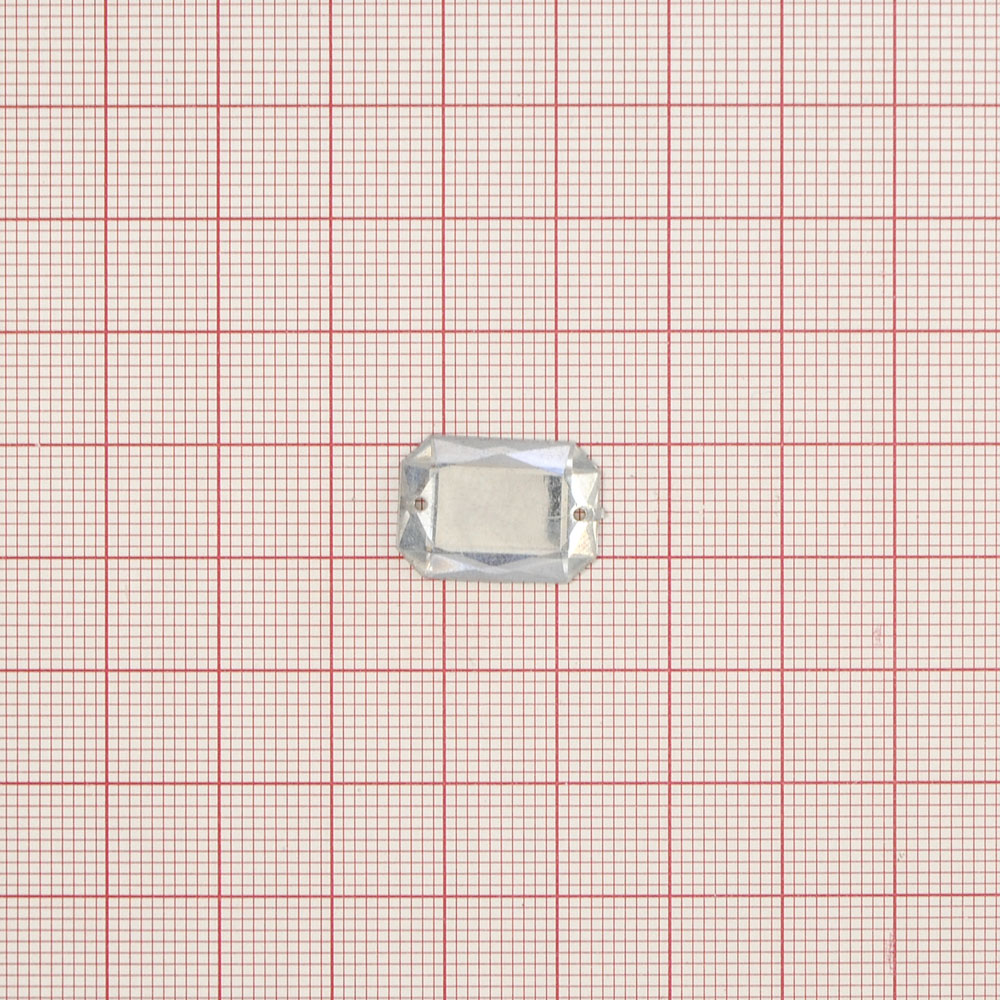 Стразы стекл. пришивн. многран. плоск. (13*18мм) хамелеон, 1тыс.шт. Стразы пришивные