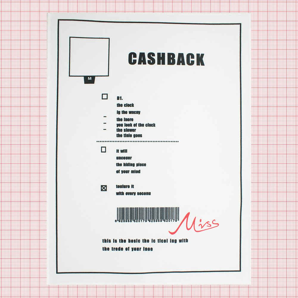 Аппликация пришивная Cashback Miss 28,5*22,5см бело-черная, шт. Аппликации Пришивные Постер