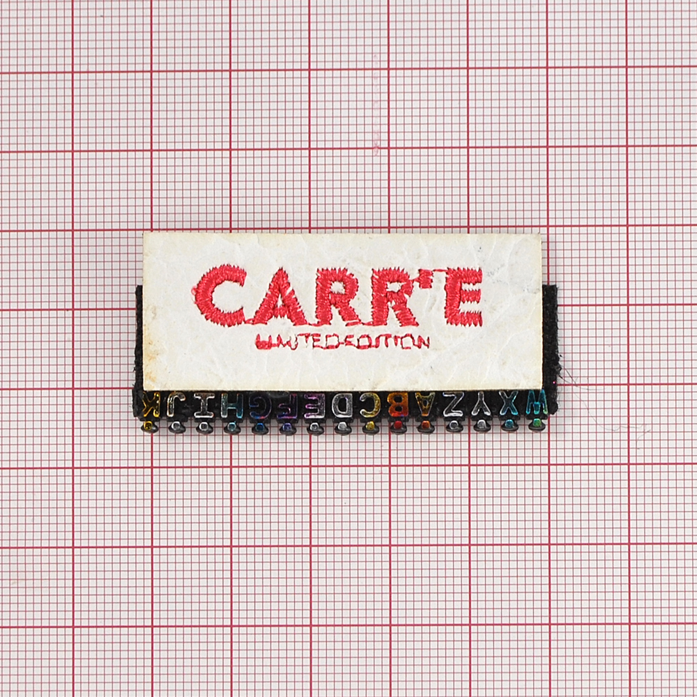 Лейба кожзам и пластик CARR'E, 2.5*5см, белый, розовый, синий, зеленый, шт. Лейба Кожзам