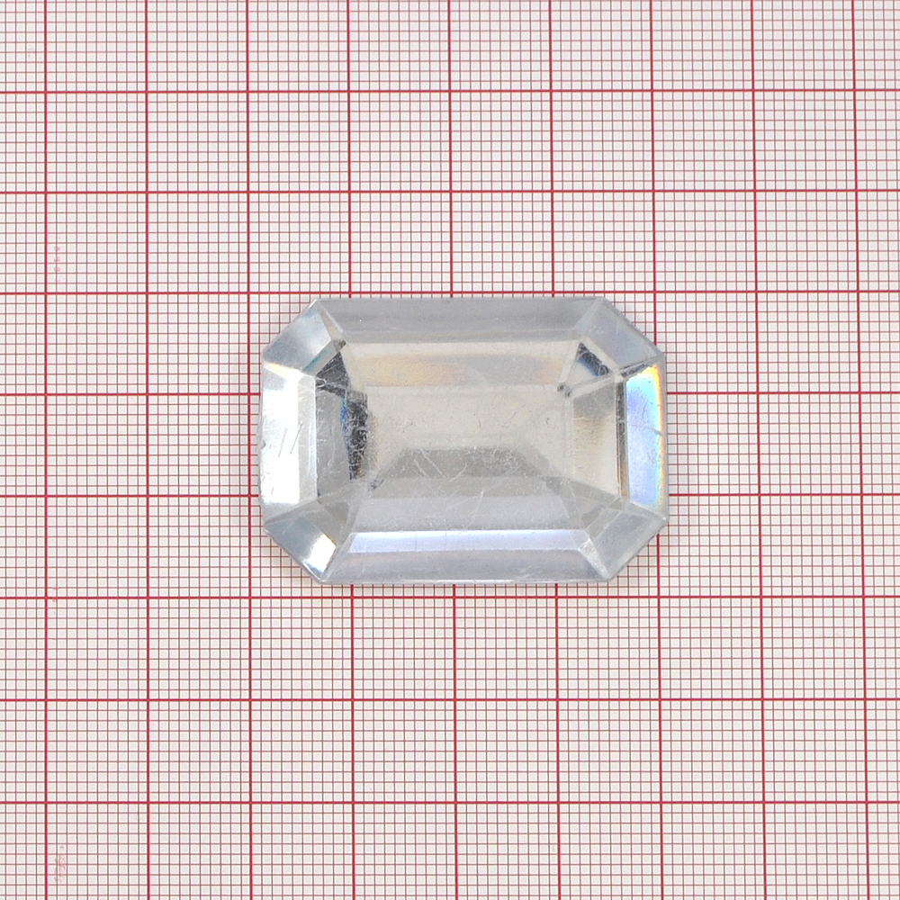 Стразы стеклянные на клей многранники (28*40мм) зеркальный, 1тыс.шт. Стразы на клей