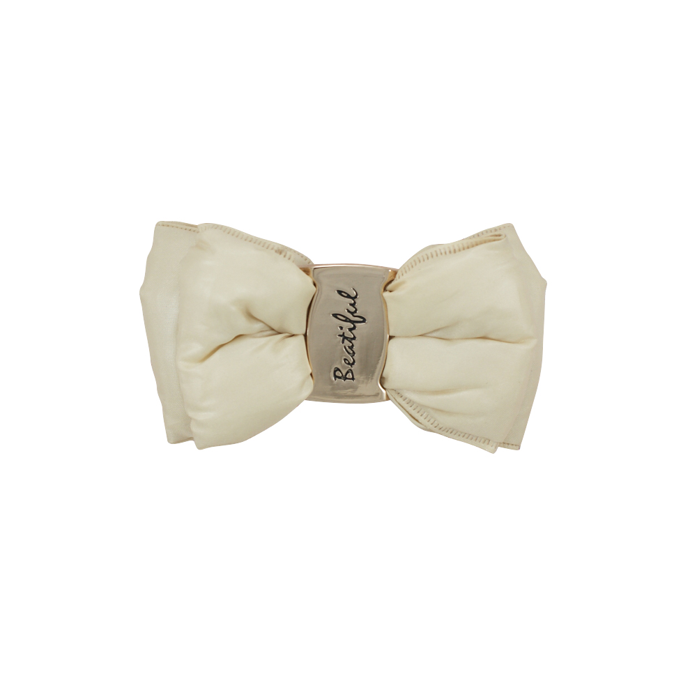 Аппликация декор обувная 39 Дутик бежевый, перетяжка beautiful, шт. Аппликации Пришивные Цветы Банты