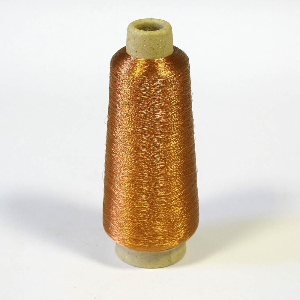 Нитка люрекс S-41 светло-коричневая /100г/ . Нитка Люрекс