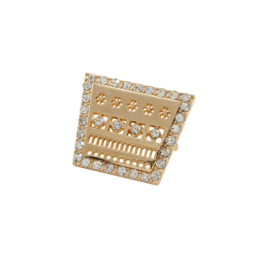 Краб металл ZC-8188 /краб/ GOLD, шт. Крабы Металл Геометрия Декор