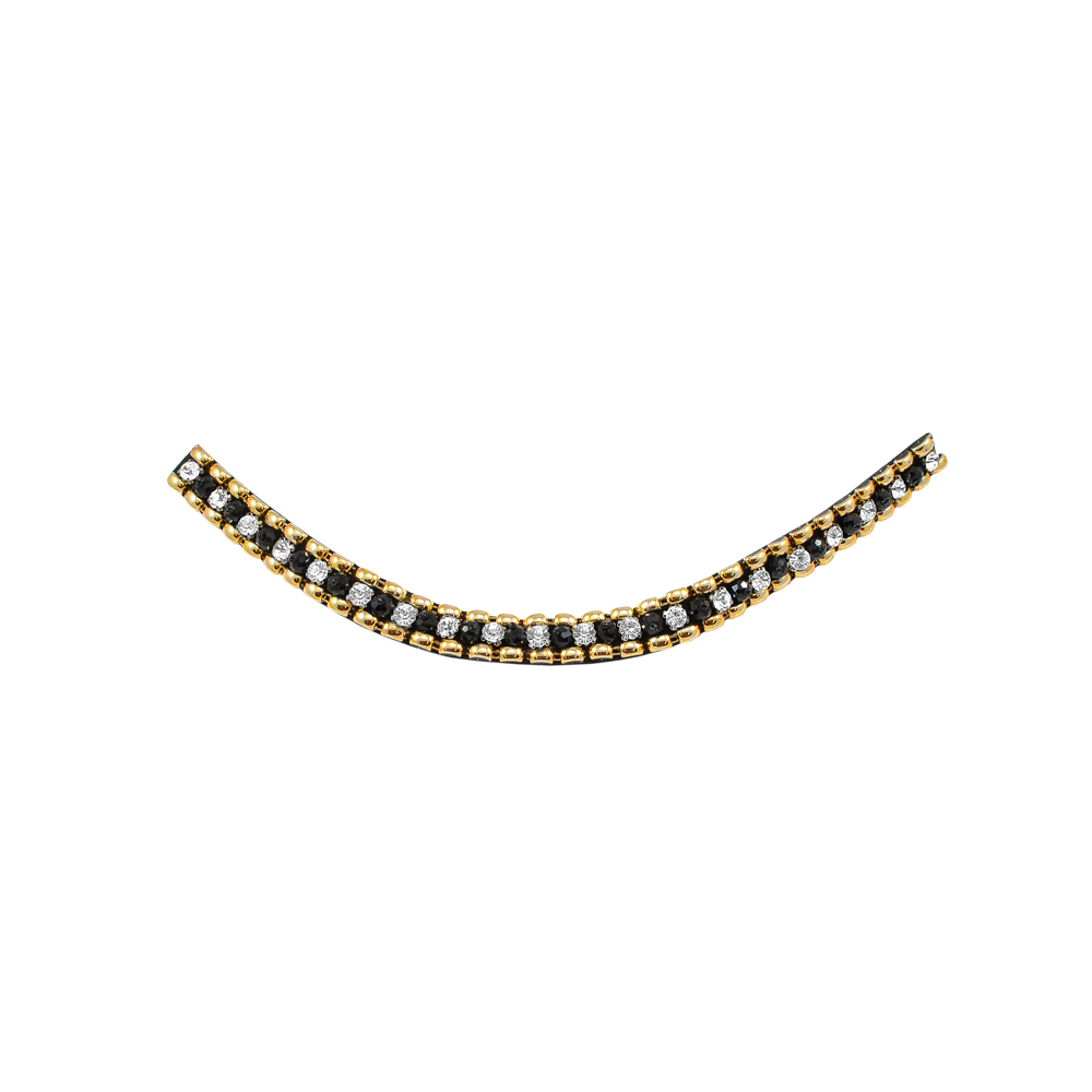 Воротник FY-000 черный войлок, цепь, синие, белые камни, шт. Воротники