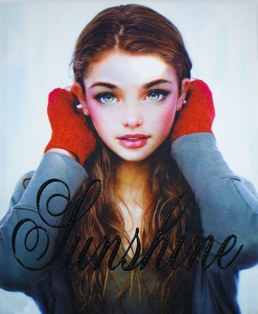 Аппликация пришивная Девушка Sunshine 22*28см, цветная, шт. Аппликации Пришивные Постер