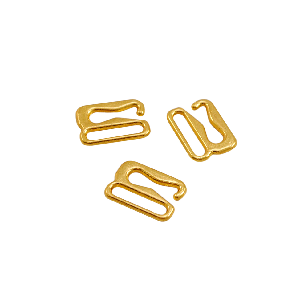 Крючок бельевой металл А910 GOLD 10*5мм(внутр.) 12,4*9,0мм (внешн.), 1т.шт, уп. Крючок бельевой