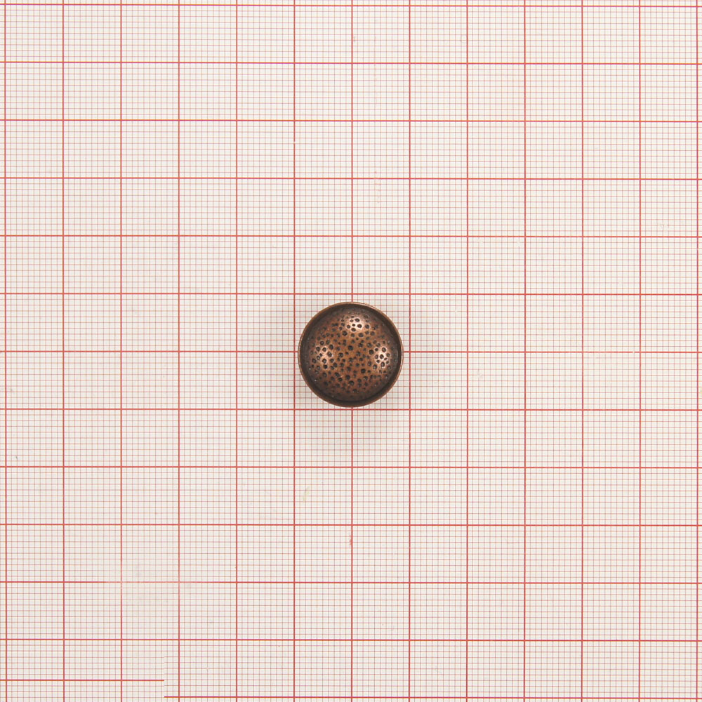 Пуговица AD-07-28 medn 17мм. Пуговица металлическая