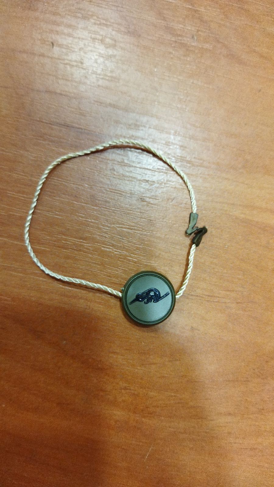 Пломба GOLDEN STYLE круглая, желтая, 1т.шт. Пломба