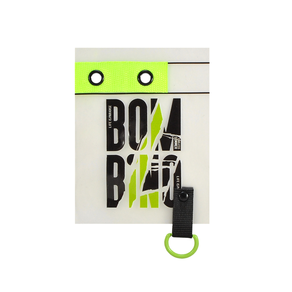 Лейба силикон, с хольнитенами на ткани, BOMBINO, 7*9см, черный, зеленый, шт. Лейба Силикон