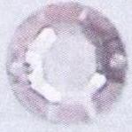 Стразы стеклянные пришивные №12 круглые плоские розовые (12мм), 1тыс.шт. Стразы пришивные