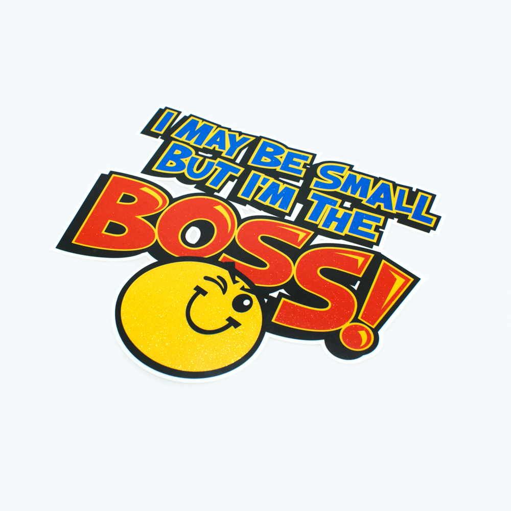 Термоаппликация I may be small but I'm the BOSS 18*15,7см.. Термопереводки Надписи