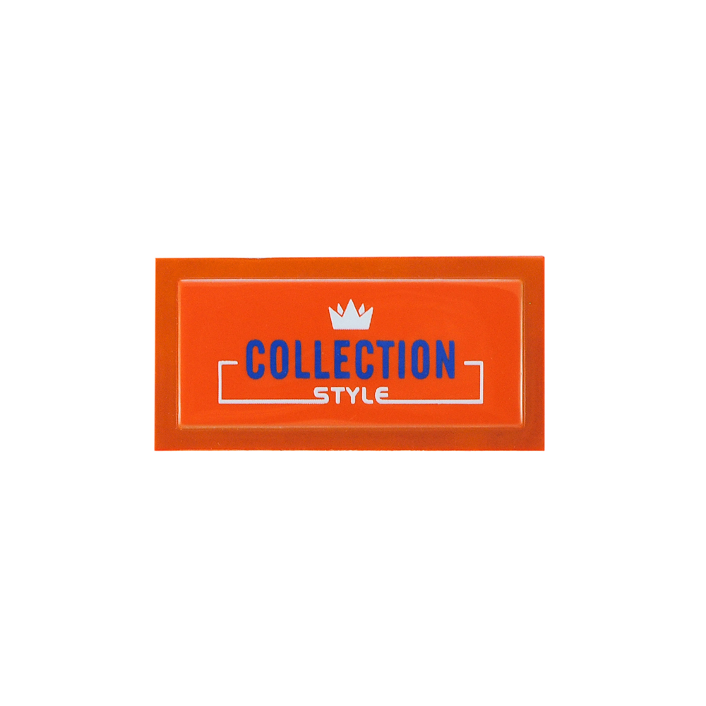 Лейба клеенка COLLECTION Style Корона, 2.5*5см, оранжевый, синий, белый, шт. Лейба Клеенка