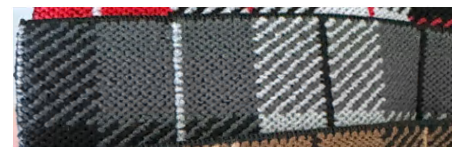 Резинка 4см, серая клетка, ярд. Резинка