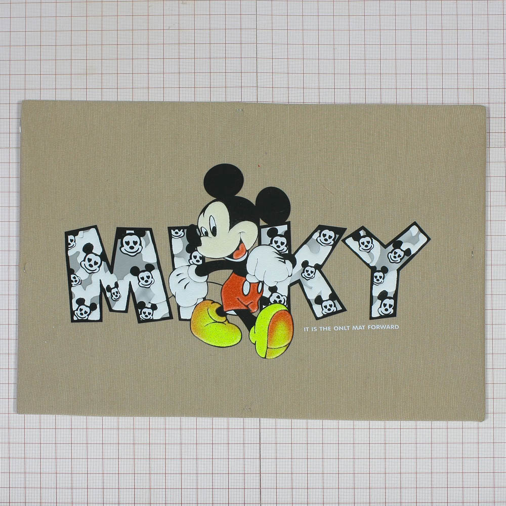 Термоаппликация Disney Miky Микки 23*13см цветная, шт. Термоаппликации Накатанный рисунок