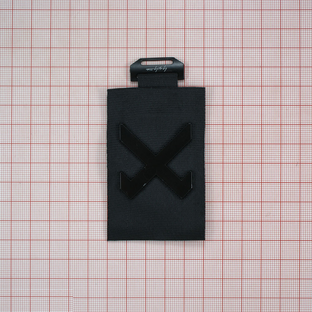 Лейба тканевая, металл  Х 5*9,5см черный, шт. Лейба Ткань