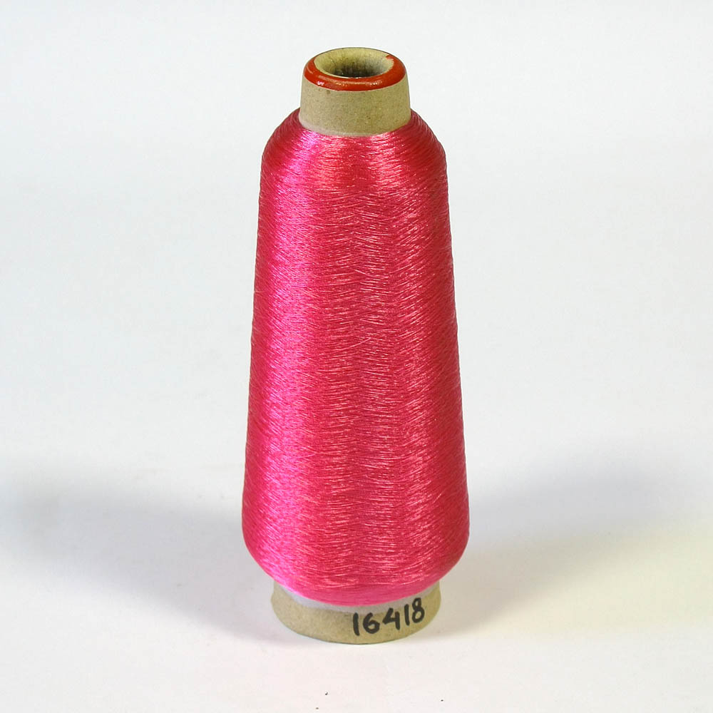Нитка люрекс S-44 ярко-розовая /100г/ . Нитка Люрекс