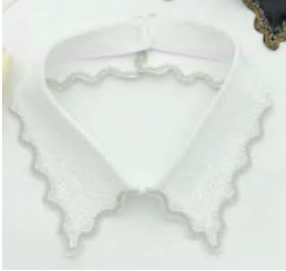 Воротник с волнистой каймой, белый, шт. Воротники