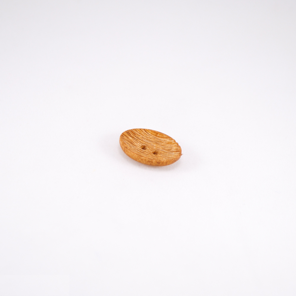 Пуговица ВР-38-36 желто-коричневая. Пуговица пластмассовая