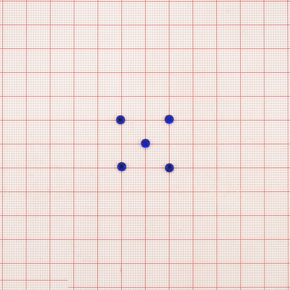 SW Камни клеевые/Т/SS16 синий(sapphire), 1уп /28,8тыс.шт/. Стразы DMC 100-1000 гросс