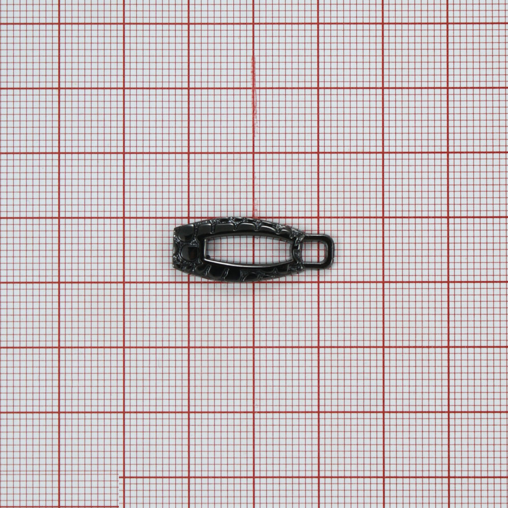 Подвеска металл Ваза чешуйки, 15*10мм, black nikel, шт. Подвески