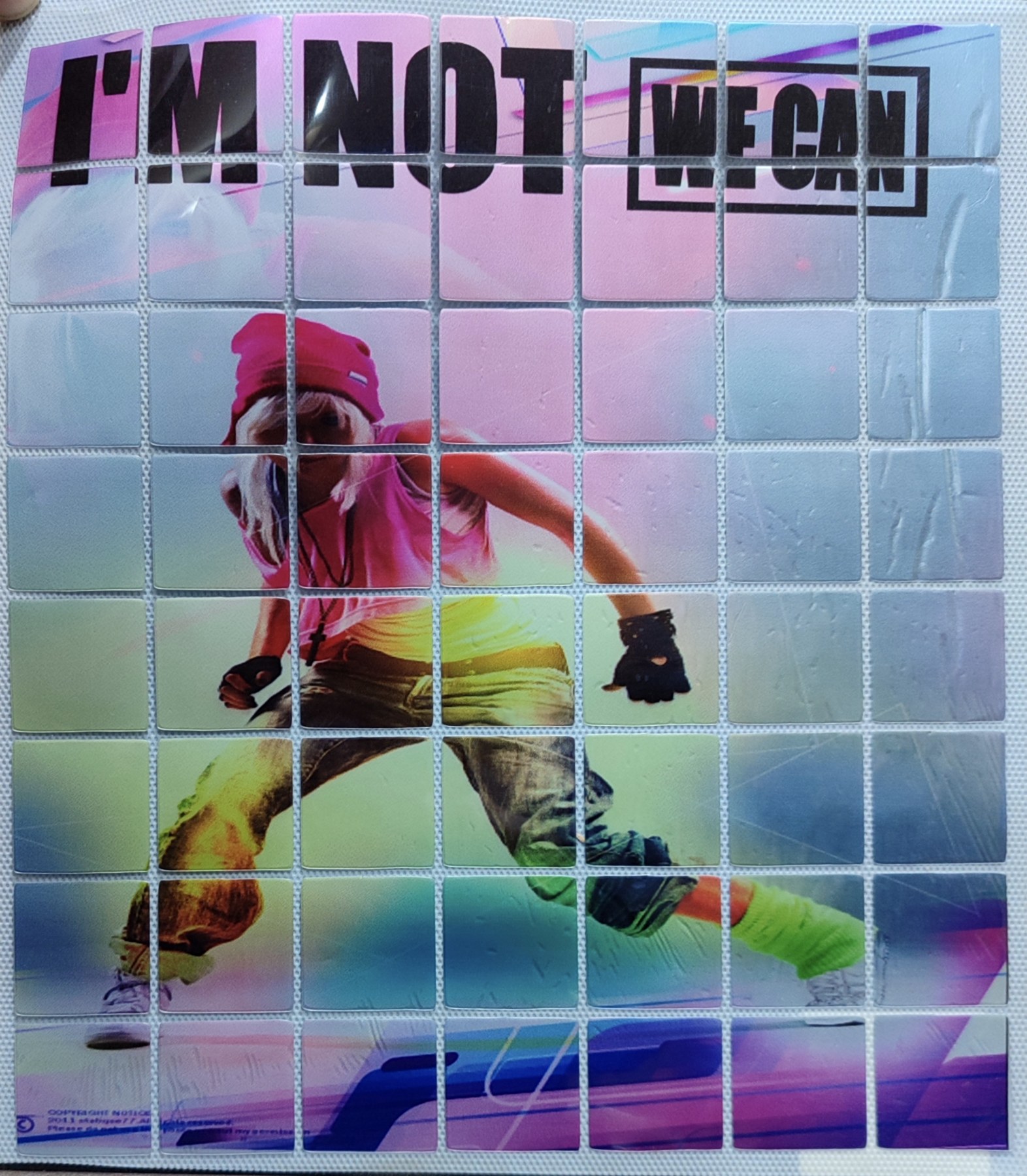 Термоаппликация Девушка (I'm not), шт. Термопереводки Ассорти