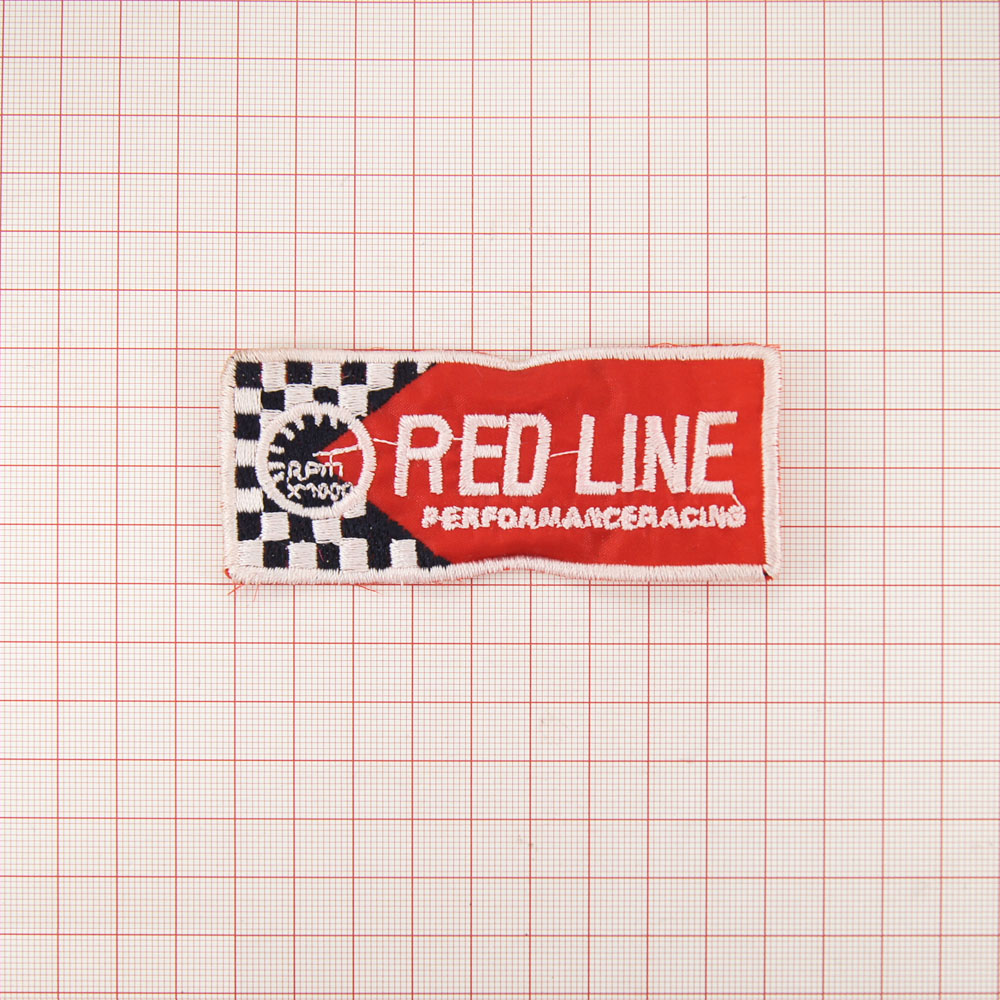 Нашивка Red Line 9.5*4см, красная. Шеврон Нашивка