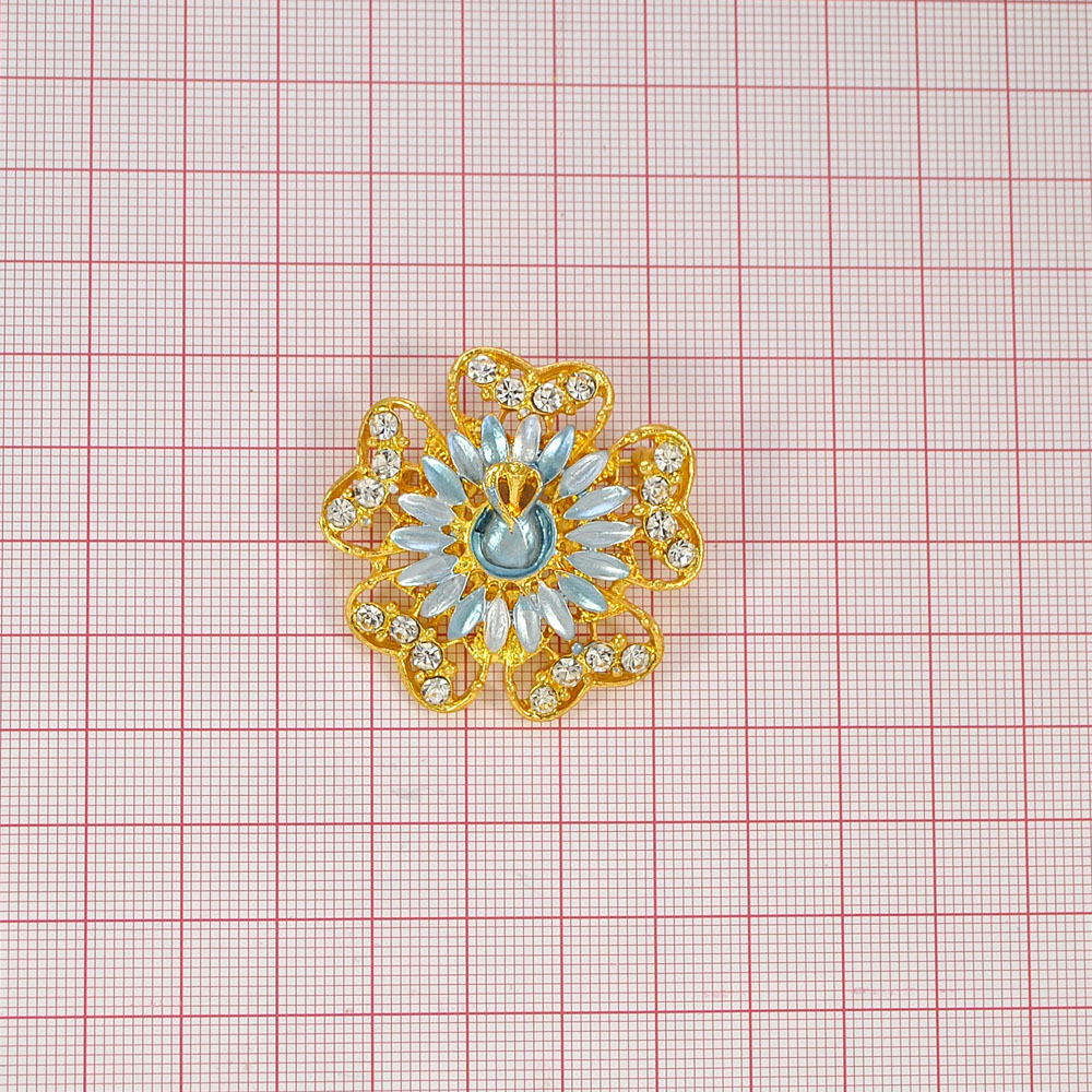 Брошь TS1103484  40мм, GOLD, шт. Броши