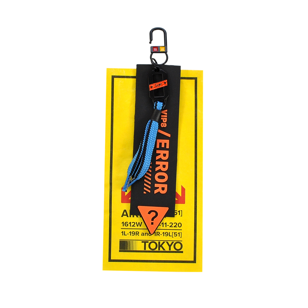 Подвеска резиновая  ERROR, 20*8см, черный, желтый, оранжевый, синий, шт. Подвески