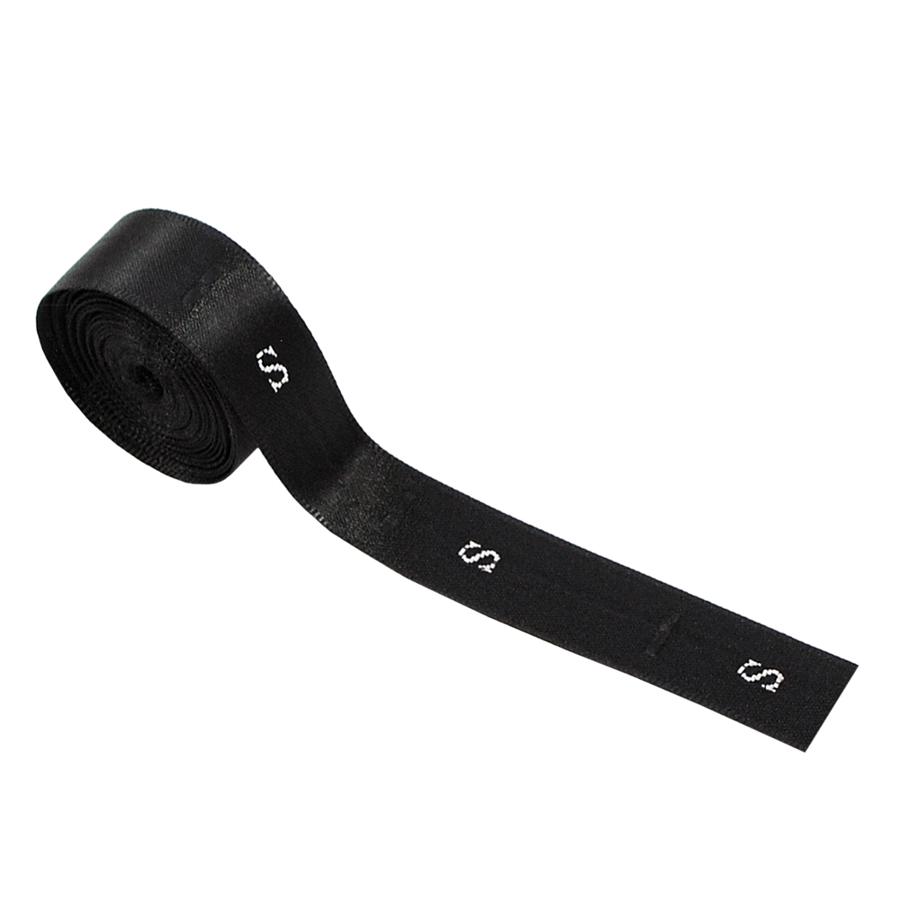 Размерник вышитый сатин черный S . Размерник вышитый