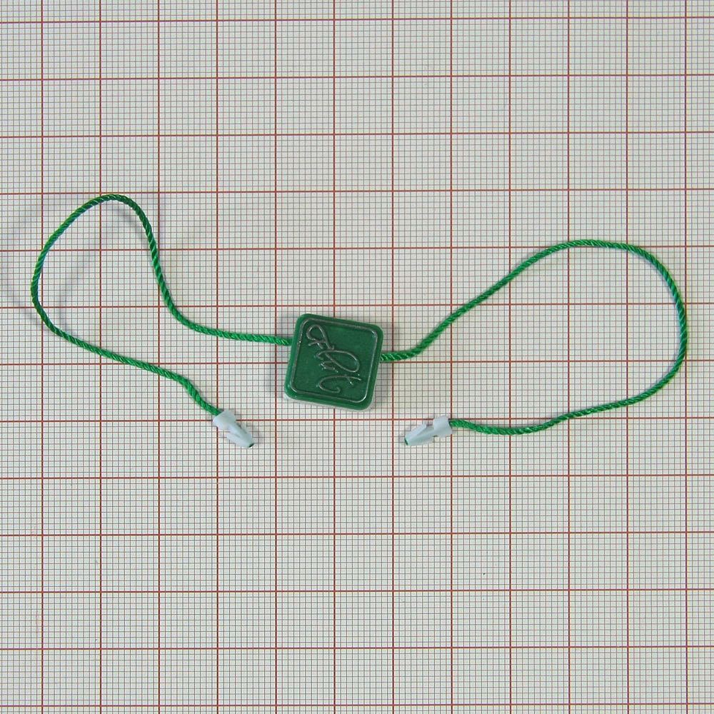 Пломба Flirt зеленый, серебро, 1т.шт . Пломба