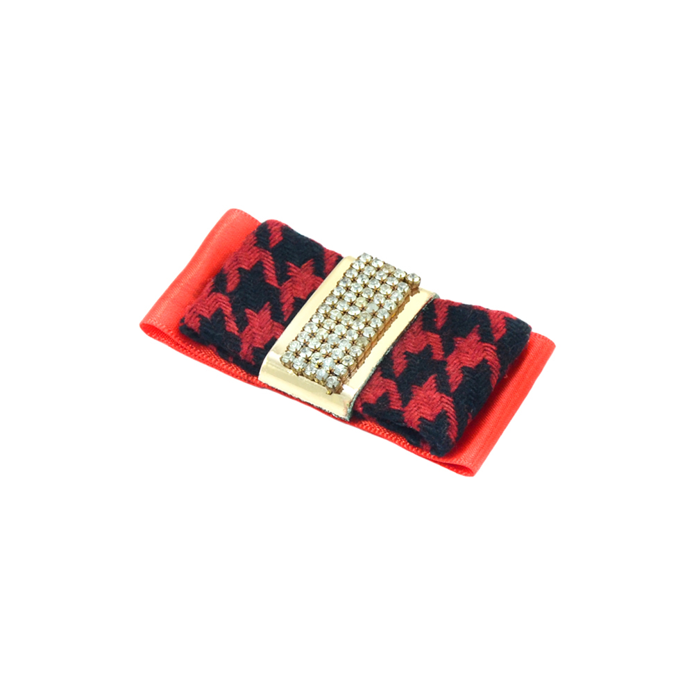 Аппликация декор красный Дорожка, укр. металл Gold. Аппликация Декор