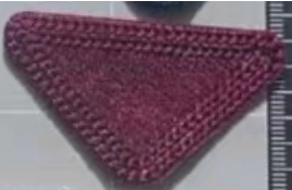 Лейба Треугольник, вишневый, шт. Лейба Ткань
