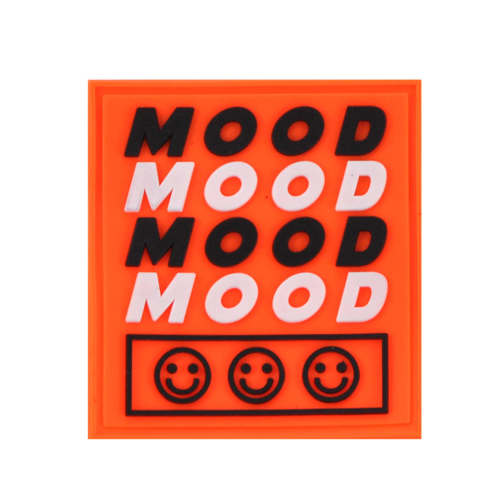 Лейба резиновая MOOD 4,8*5,2см, белый, черный, оранжевый, шт. Лейба Резина