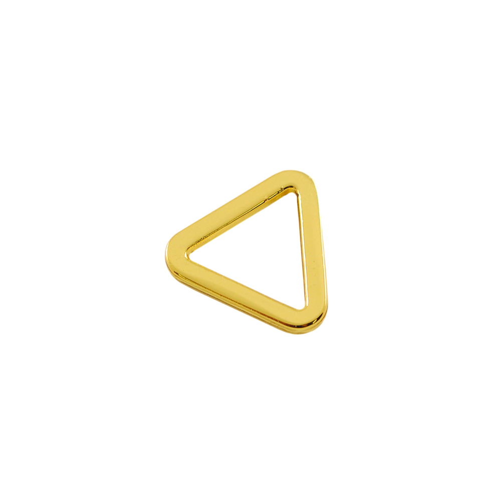 Треугольник металл 5166 GOLD 1,5см . Перетяжка металл Треугольник