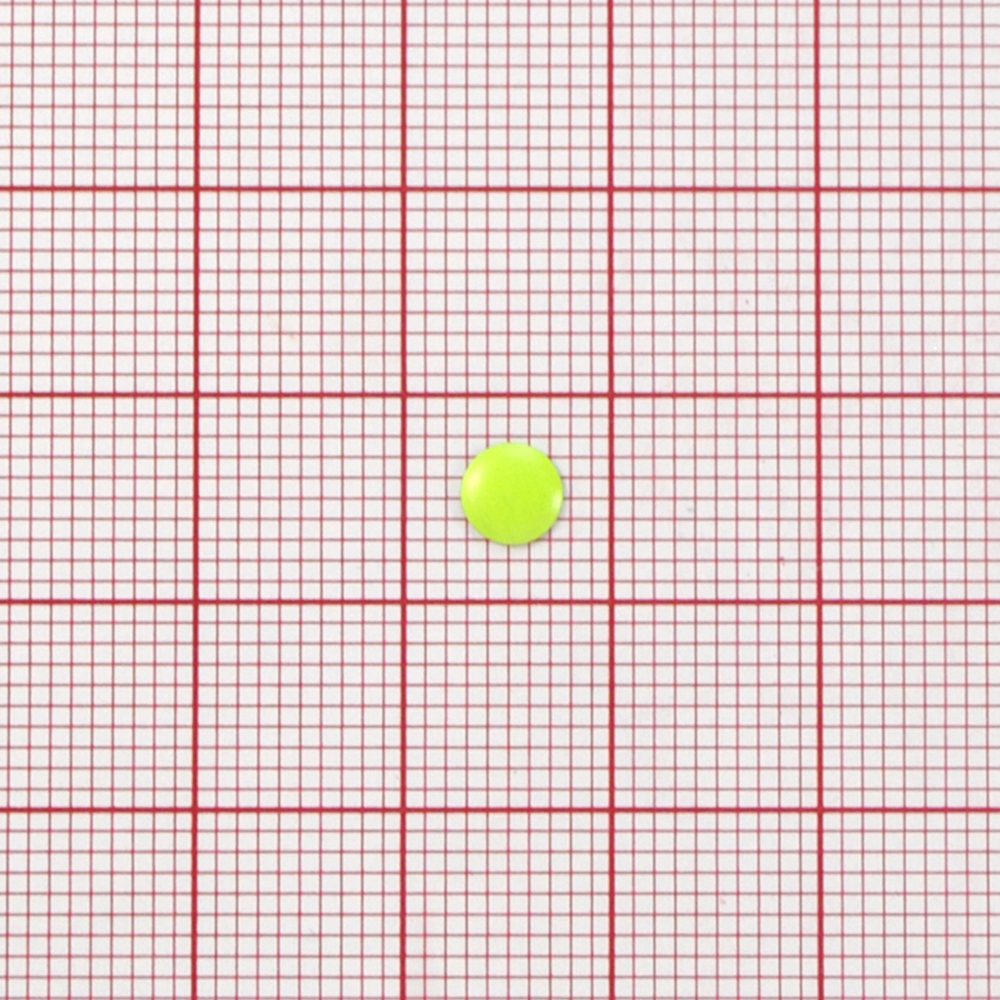 Стразы неон клеев. круг 5мм желтый (acid yellow)  14,4тыс.шт; уп. Стразы клеевые флуоресцентные