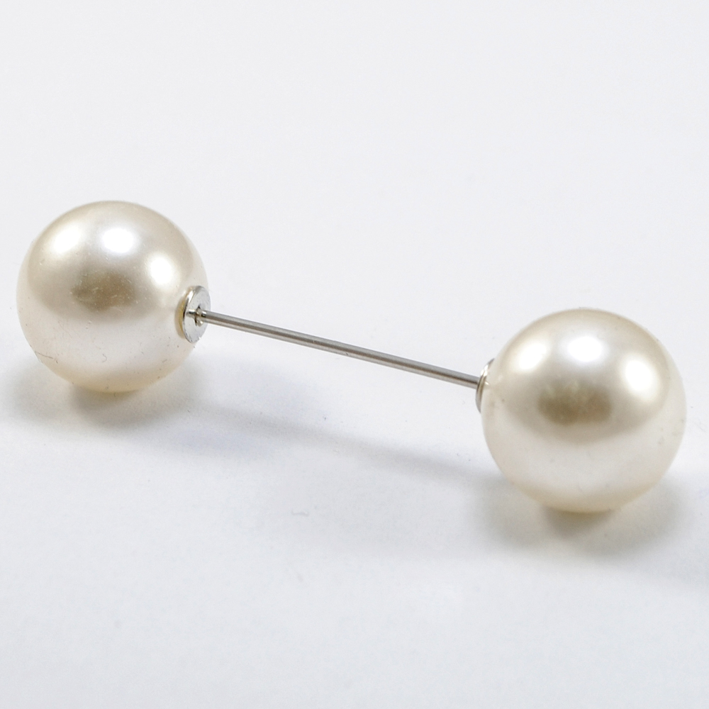 Булавка 2 шара 5,8см, D 1,6см жемчуг, шт. Булавки